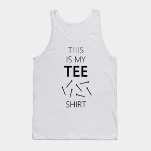 Golf Tee Shirt Tank Top